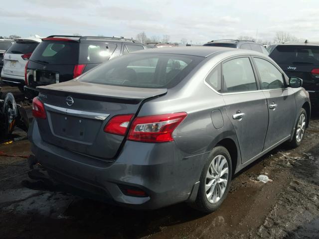 3N1AB7AP6HY367413 - 2017 NISSAN SENTRA S GRAY photo 4