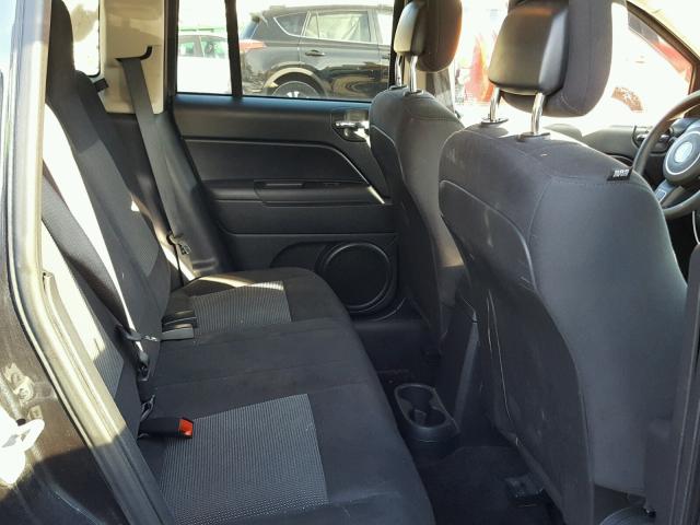 1C4NJCBA5FD219726 - 2015 JEEP COMPASS SP BLACK photo 6