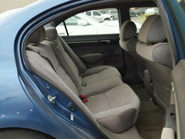 1HGFA16817L093101 - 2007 HONDA CIVIC EX BLUE photo 6