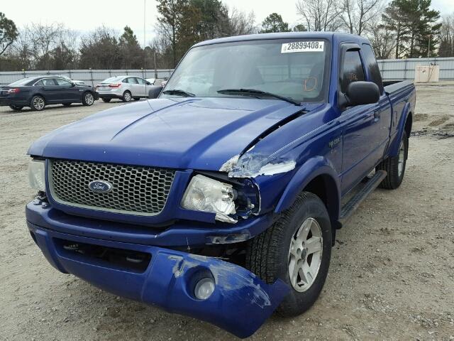 1FTZR45E53TA11717 - 2003 FORD RANGER SUP BLUE photo 2