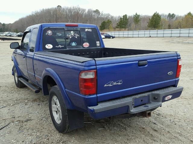 1FTZR45E53TA11717 - 2003 FORD RANGER SUP BLUE photo 3