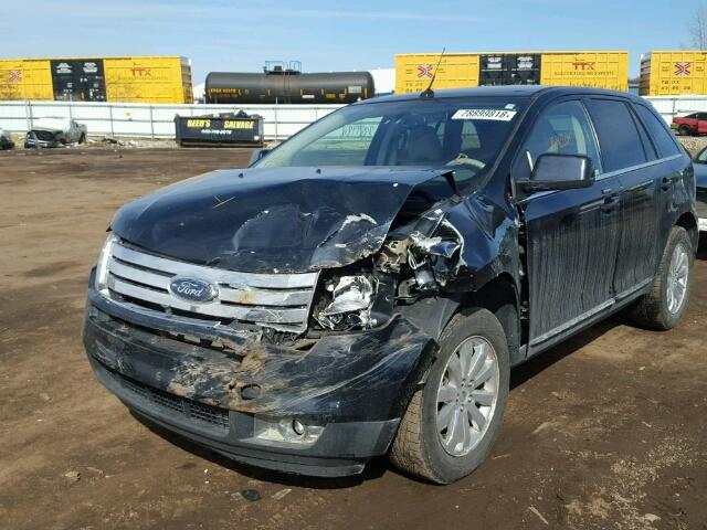 2FMDK49C08BA56459 - 2008 FORD EDGE LIMIT BLACK photo 2