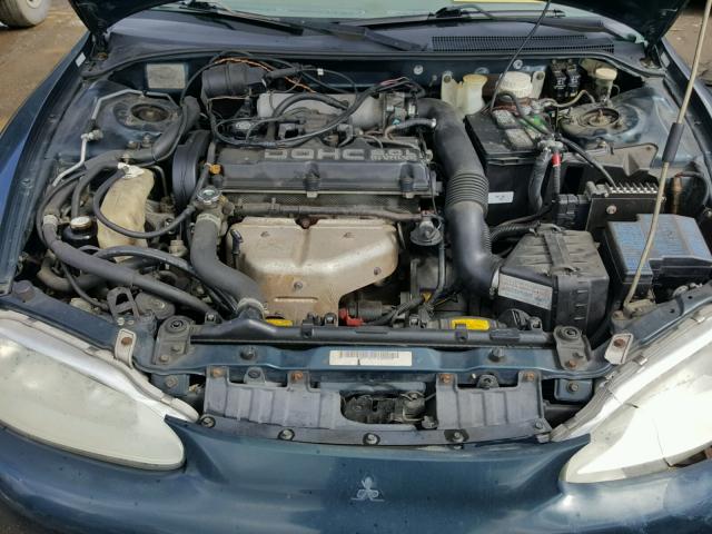 4A3AK44Y7SE126395 - 1995 MITSUBISHI ECLIPSE GS GRAY photo 7