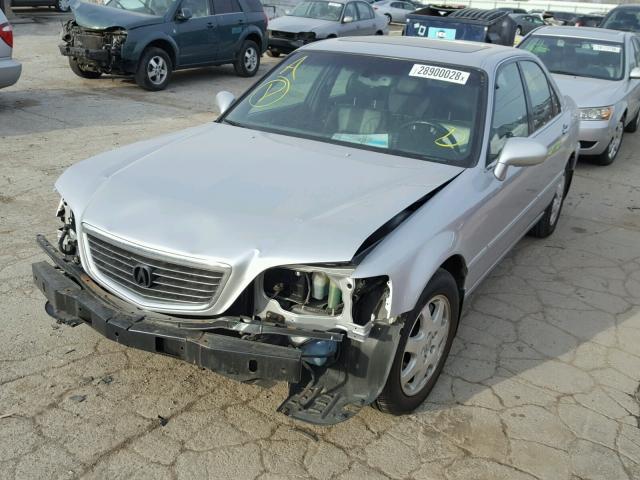 JH4KA96522C001244 - 2002 ACURA 3.5RL SILVER photo 2