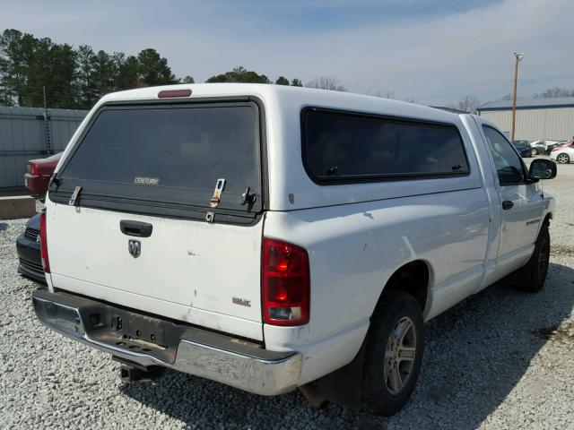 1D7HA16P06J220130 - 2006 DODGE RAM 1500 S WHITE photo 4