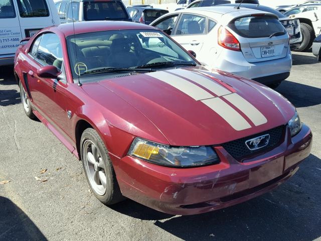 1FAFP404X4F108165 - 2004 FORD MUSTANG RED photo 1