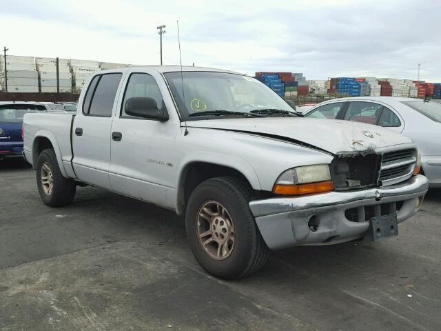 1B7HL48N92S620113 - 2002 DODGE DAKOTA QUA SILVER photo 1