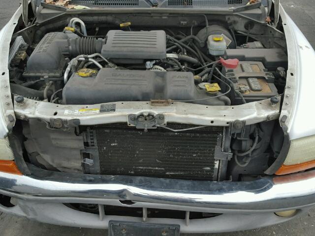 1B7HL48N92S620113 - 2002 DODGE DAKOTA QUA SILVER photo 7