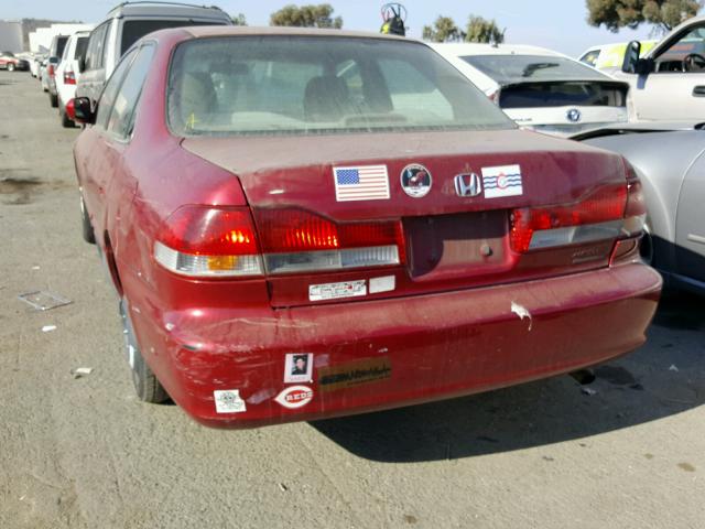 1HGCG56712A115215 - 2002 HONDA ACCORD SE MAROON photo 3