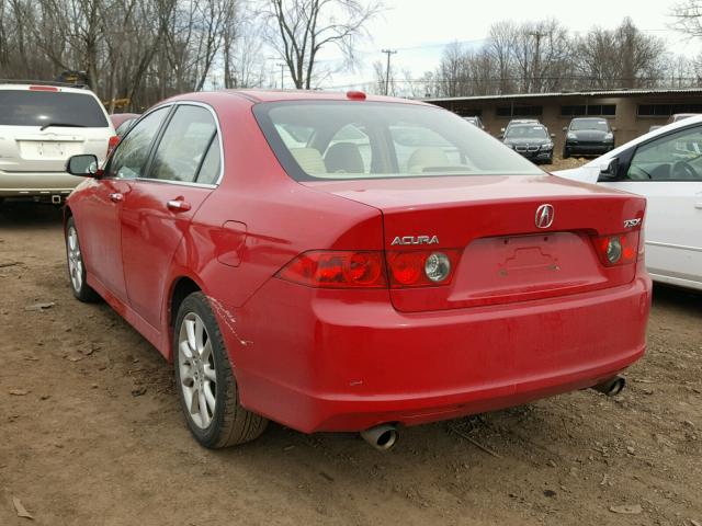 JH4CL96828C006784 - 2008 ACURA TSX RED photo 3
