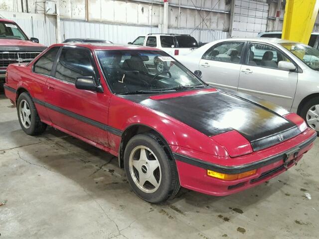 JHMBA4137KC053610 - 1989 HONDA PRELUDE 2. RED photo 1