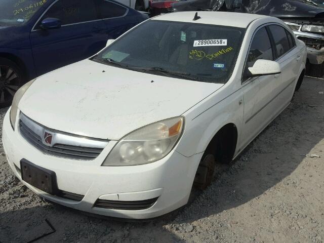 1G8ZS57N98F223219 - 2008 SATURN AURA XE WHITE photo 2