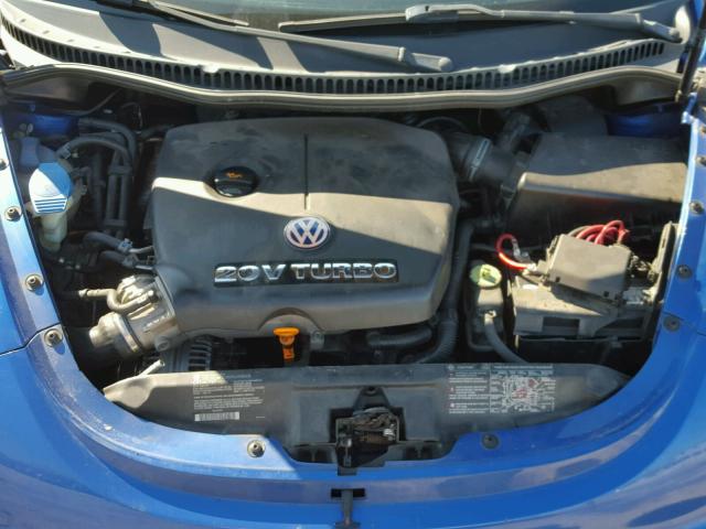 3VWCD21C83M435322 - 2003 VOLKSWAGEN NEW BEETLE 蓝色 照片 7