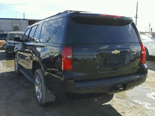 1GNSKHKC2GR108089 - 2016 CHEVROLET SUBURBAN K BLACK photo 3