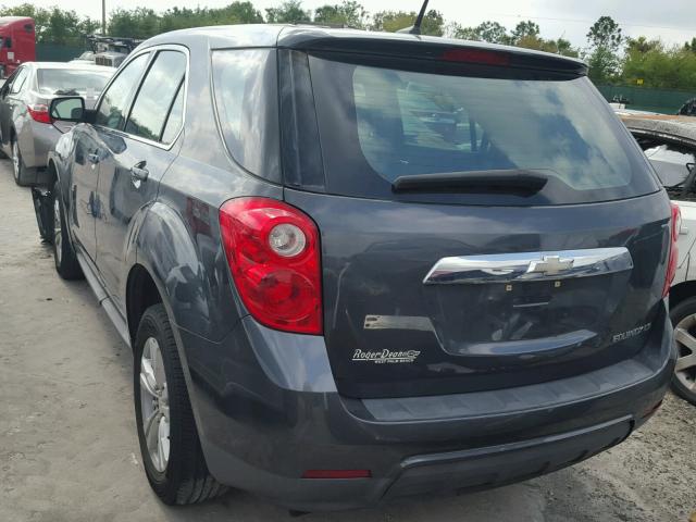 2CNALBEW4A6392750 - 2010 CHEVROLET EQUINOX LS GRAY photo 3