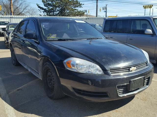 2G1WB57K091166666 - 2009 CHEVROLET IMPALA LS BLACK photo 1