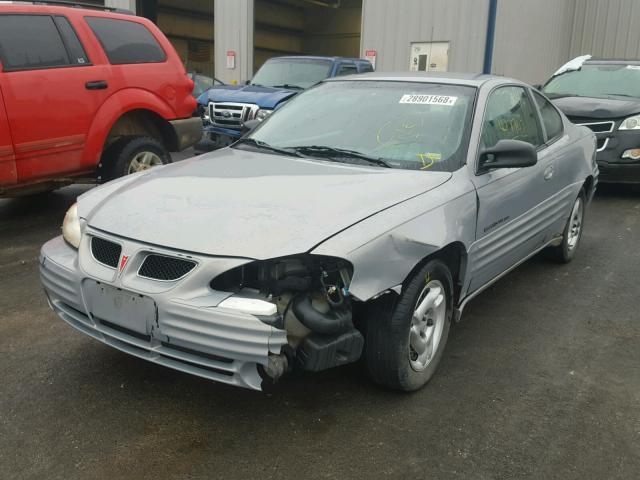 1G2NE12T1XM719348 - 1999 PONTIAC GRAND AM S 银色 照片 2