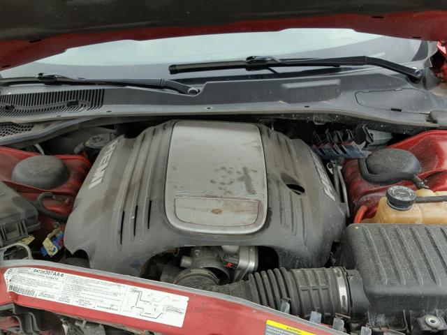 2C3LA63H36H425266 - 2006 CHRYSLER 300C RED photo 7