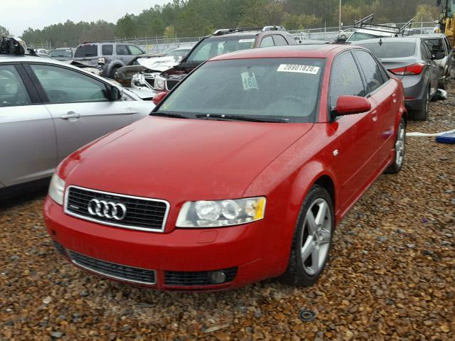 WAULC68E03A240149 - 2003 AUDI A4 1.8T QU RED photo 2