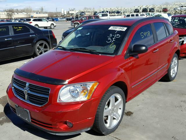 1B3HE78K17D152943 - 2007 DODGE CALIBER R/ BURGUNDY photo 2