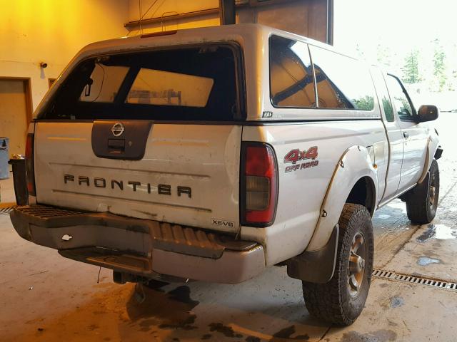 1N6ED26Y53C412255 - 2003 NISSAN FRONTIER K SILVER photo 4