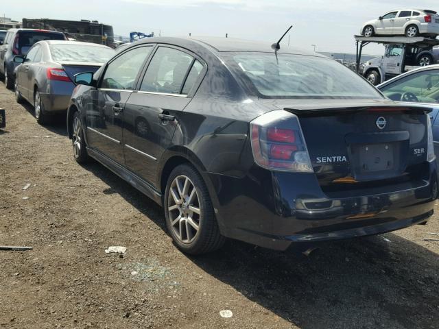 3N1CB61E28L664242 - 2008 NISSAN SENTRA SE- BLACK photo 3