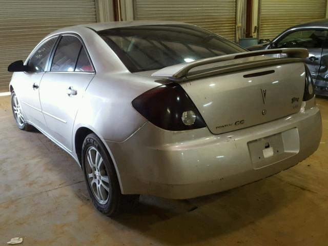 1G2ZG528054176411 - 2005 PONTIAC G6 SILVER photo 3