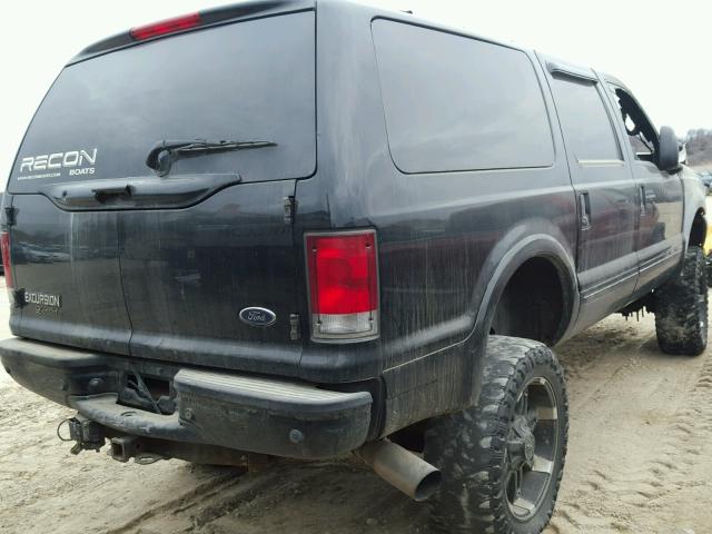 1FMSU43F32EA70159 - 2002 FORD EXCURSION BLACK photo 4