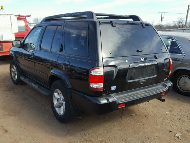 JN8DR09YX4W915980 - 2004 NISSAN PATHFINDER BLACK photo 3