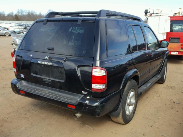 JN8DR09YX4W915980 - 2004 NISSAN PATHFINDER BLACK photo 4