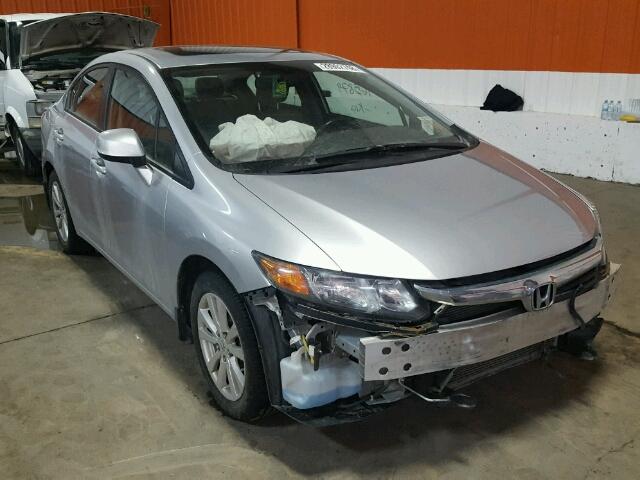 2HGFB2F94CH005158 - 2012 HONDA CIVIC EXL SILVER photo 1