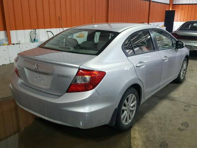 2HGFB2F94CH005158 - 2012 HONDA CIVIC EXL SILVER photo 4