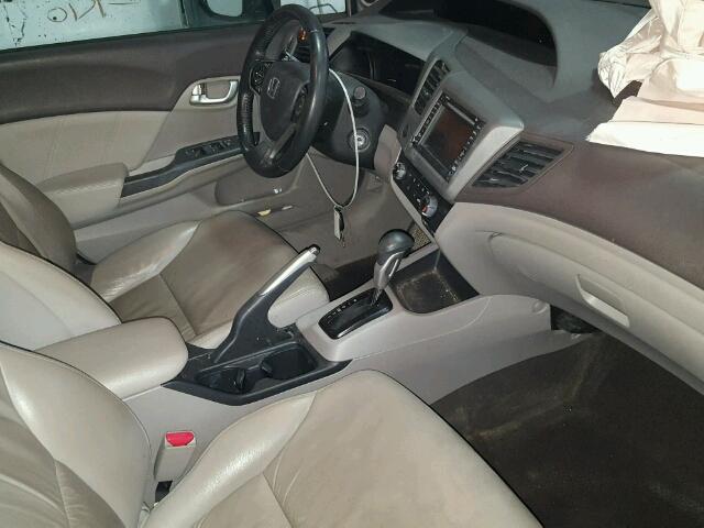 2HGFB2F94CH005158 - 2012 HONDA CIVIC EXL SILVER photo 5