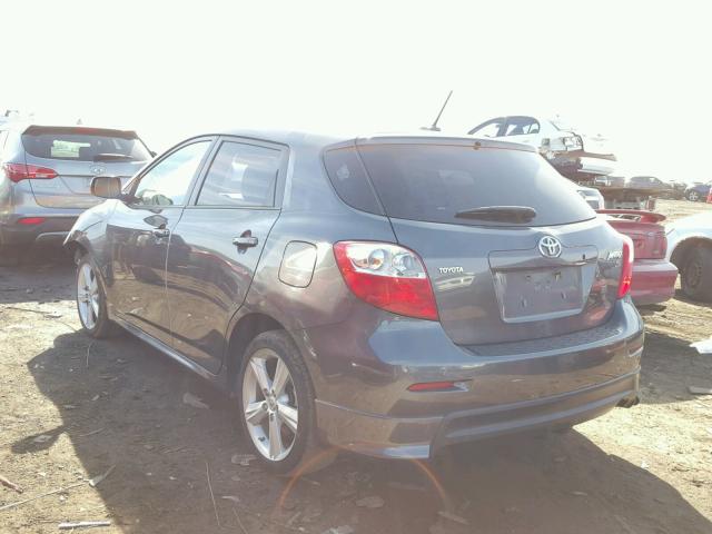 2T1KE40E69C021239 - 2009 TOYOTA COROLLA MA GRAY photo 3