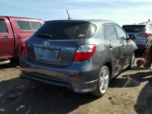 2T1KE40E69C021239 - 2009 TOYOTA COROLLA MA GRAY photo 4