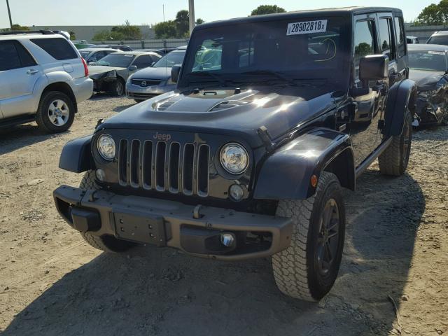 1C4BJWEG8HL524683 - 2017 JEEP WRANGLER U BLACK photo 2