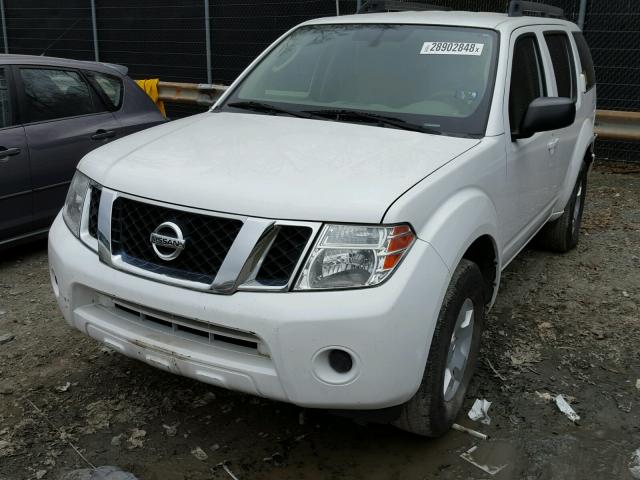 5N1AR1NNXCC639327 - 2012 NISSAN PATHFINDER WHITE photo 2