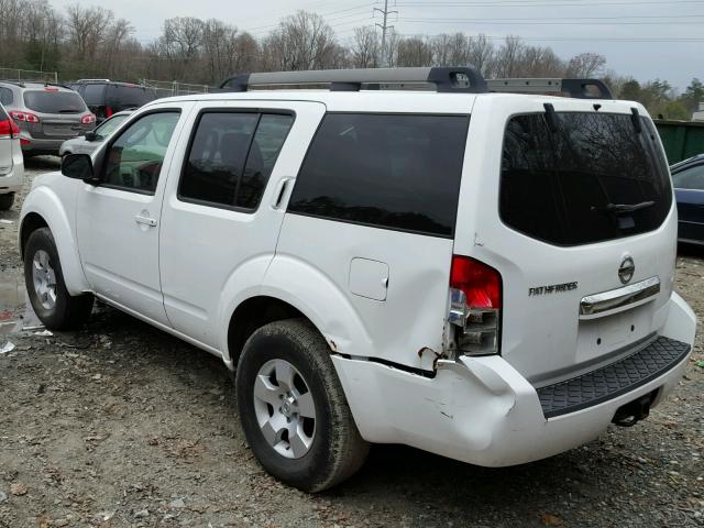 5N1AR1NNXCC639327 - 2012 NISSAN PATHFINDER WHITE photo 3