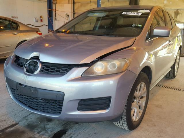 JM3ER29L880214192 - 2008 MAZDA CX-7 SILVER photo 2