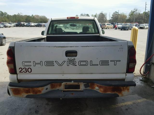 1GCEC14X34Z289080 - 2004 CHEVROLET SILVERADO WHITE photo 6