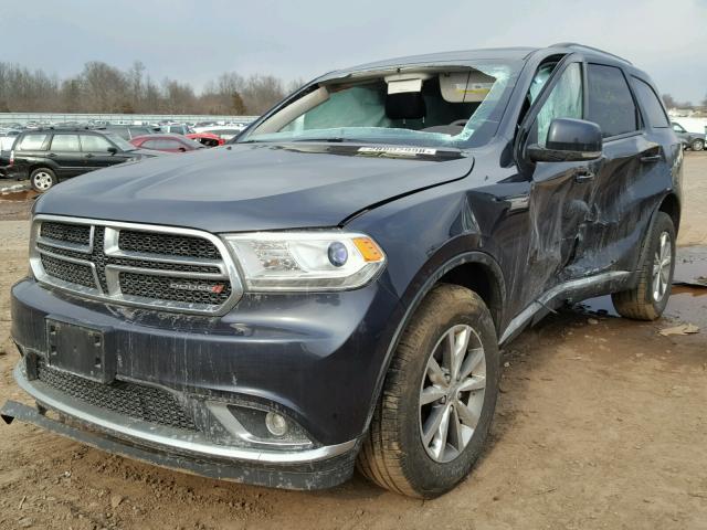 1C4RDJDG5FC953979 - 2015 DODGE DURANGO LI BLUE photo 2