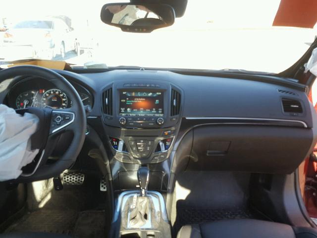 2G4GU5GX6H9141204 - 2017 BUICK REGAL GS RED photo 9