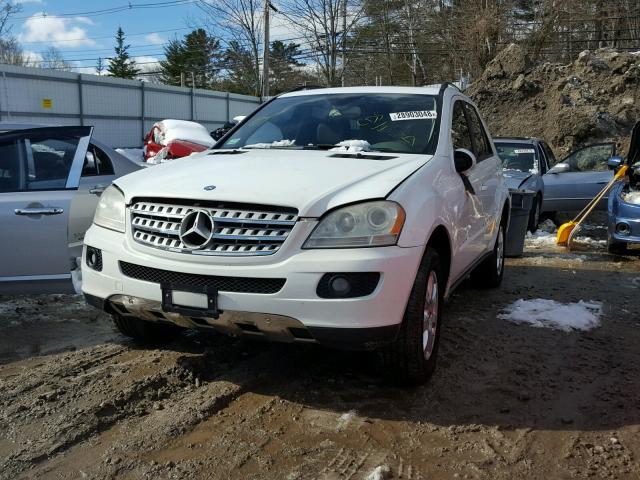 4JGBB86E96A074908 - 2006 MERCEDES-BENZ ML 350 WHITE photo 2