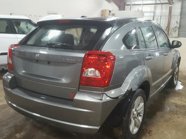 1B3CB3HA4BD247587 - 2011 DODGE CALIBER MA GRAY photo 4