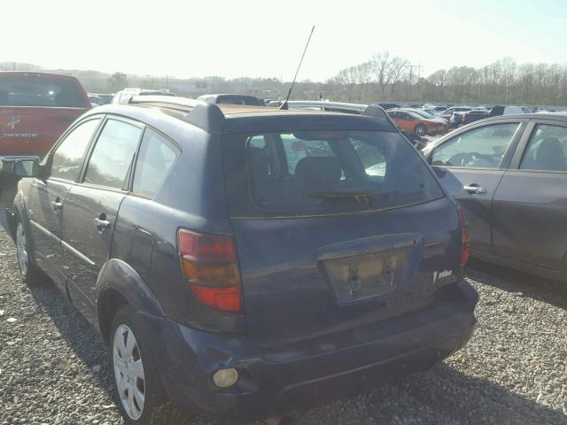 5Y2SL63835Z412064 - 2005 PONTIAC VIBE BLUE photo 3