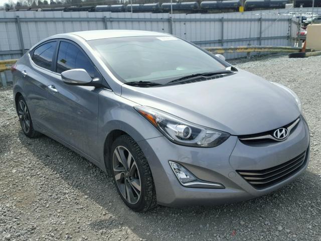 KMHDH4AE4FU440179 - 2015 HYUNDAI ELANTRA SE GRAY photo 1