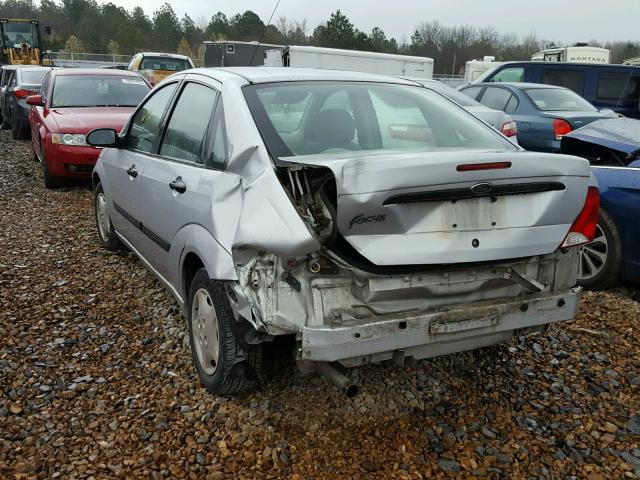 1FAFP33P31W230135 - 2001 FORD FOCUS LX SILVER photo 3