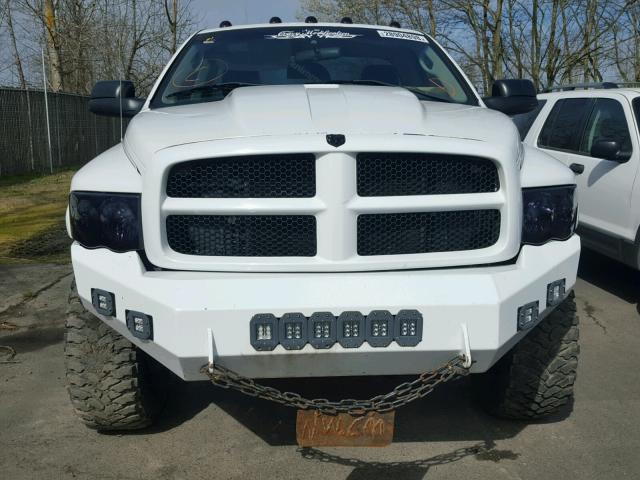 3D7KU26C04G101492 - 2004 DODGE RAM 2500 S WHITE photo 9