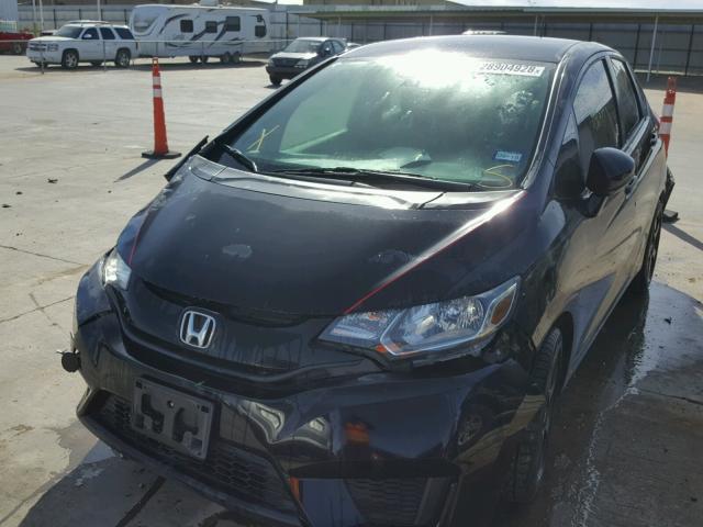 3HGGK5H51FM706536 - 2015 HONDA FIT LX BLACK photo 2