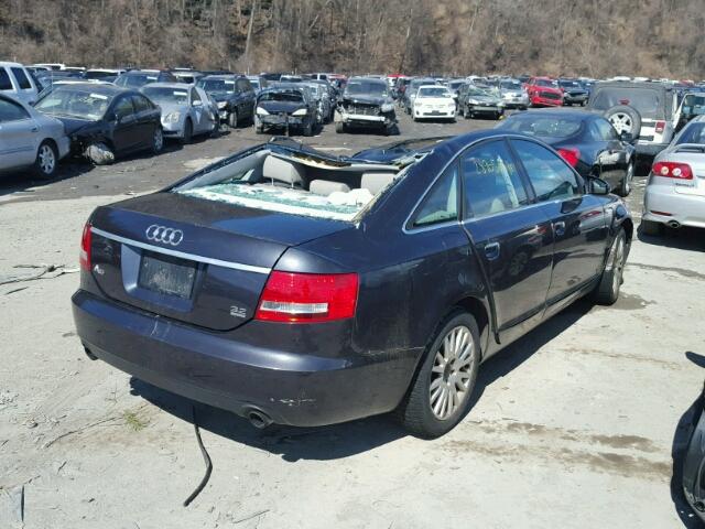 WAUDG74F56N028440 - 2006 AUDI A6 3.2 QUA GRAY photo 4